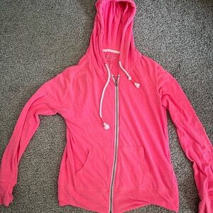 Aeropostale Pink Zip-Up Hoodie